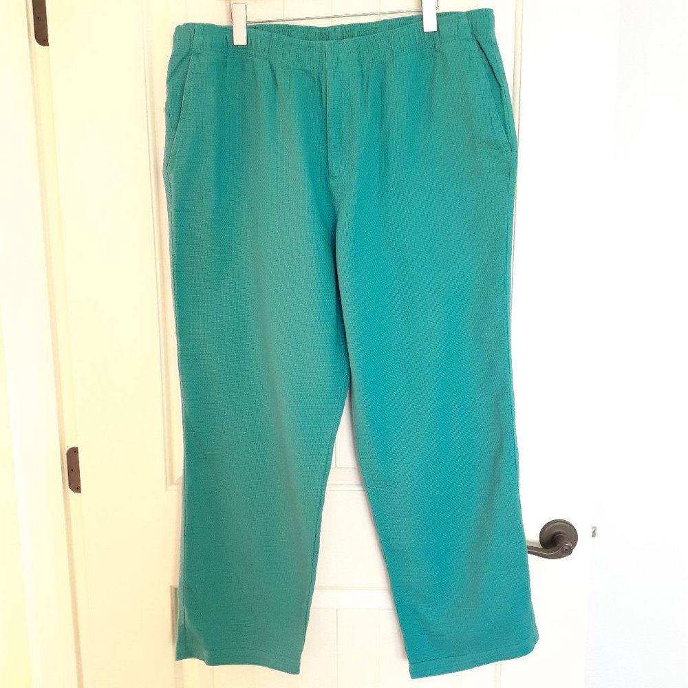 NEW The Territory Ahead Original Zephyr Drawstring Pants Blue Green Size XXL